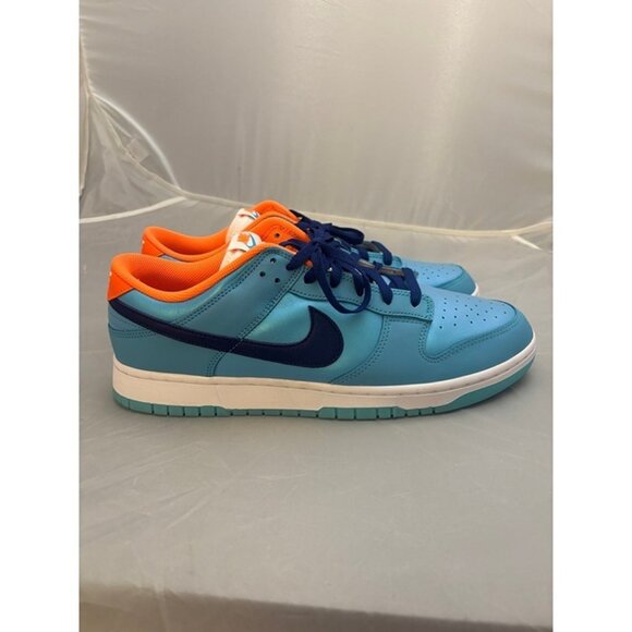 Nike dunk low blue se Baltic blue total orange mens shoe size 12 & 13 HQ1538 416 main image 4